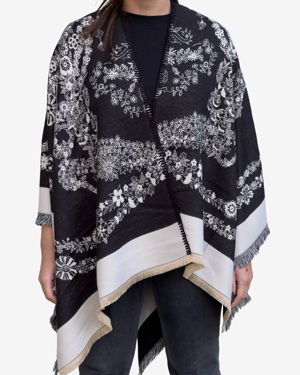 Poncho Reversibile