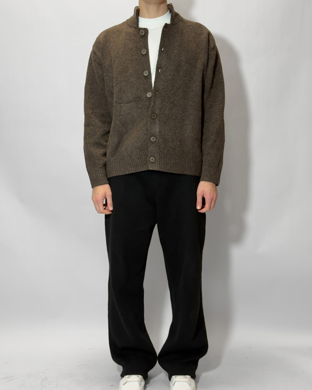Cardigan Marrone