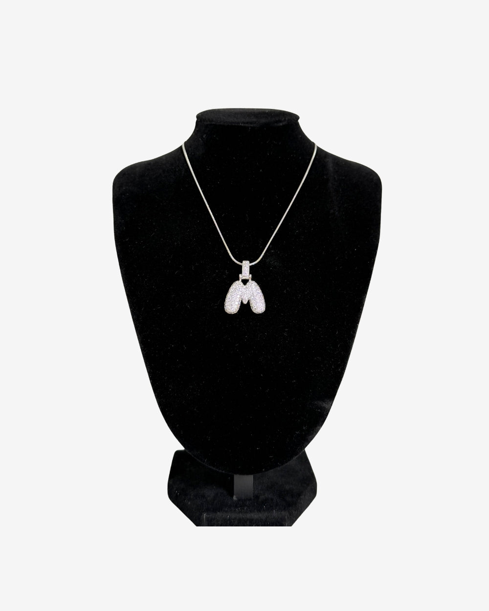 Collana Sottile con Lettera Puff