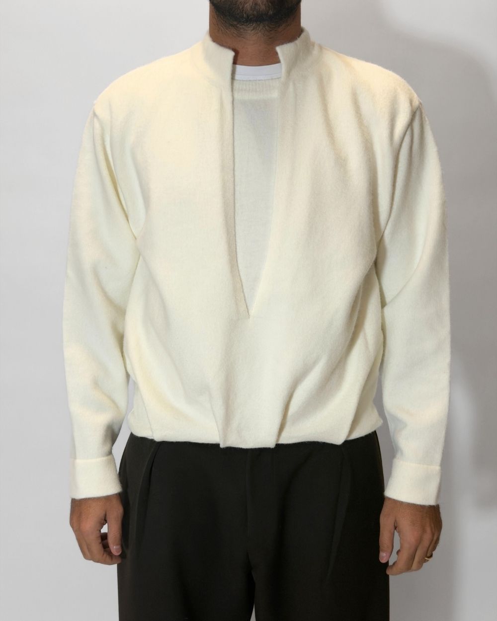 Maglione Fake Cardigan