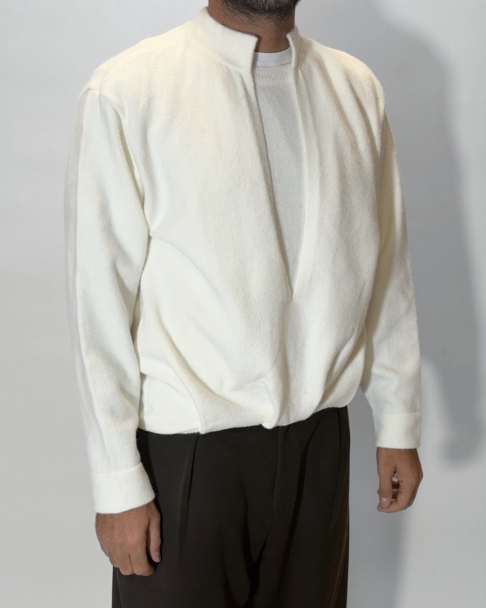 Maglione Fake Cardigan