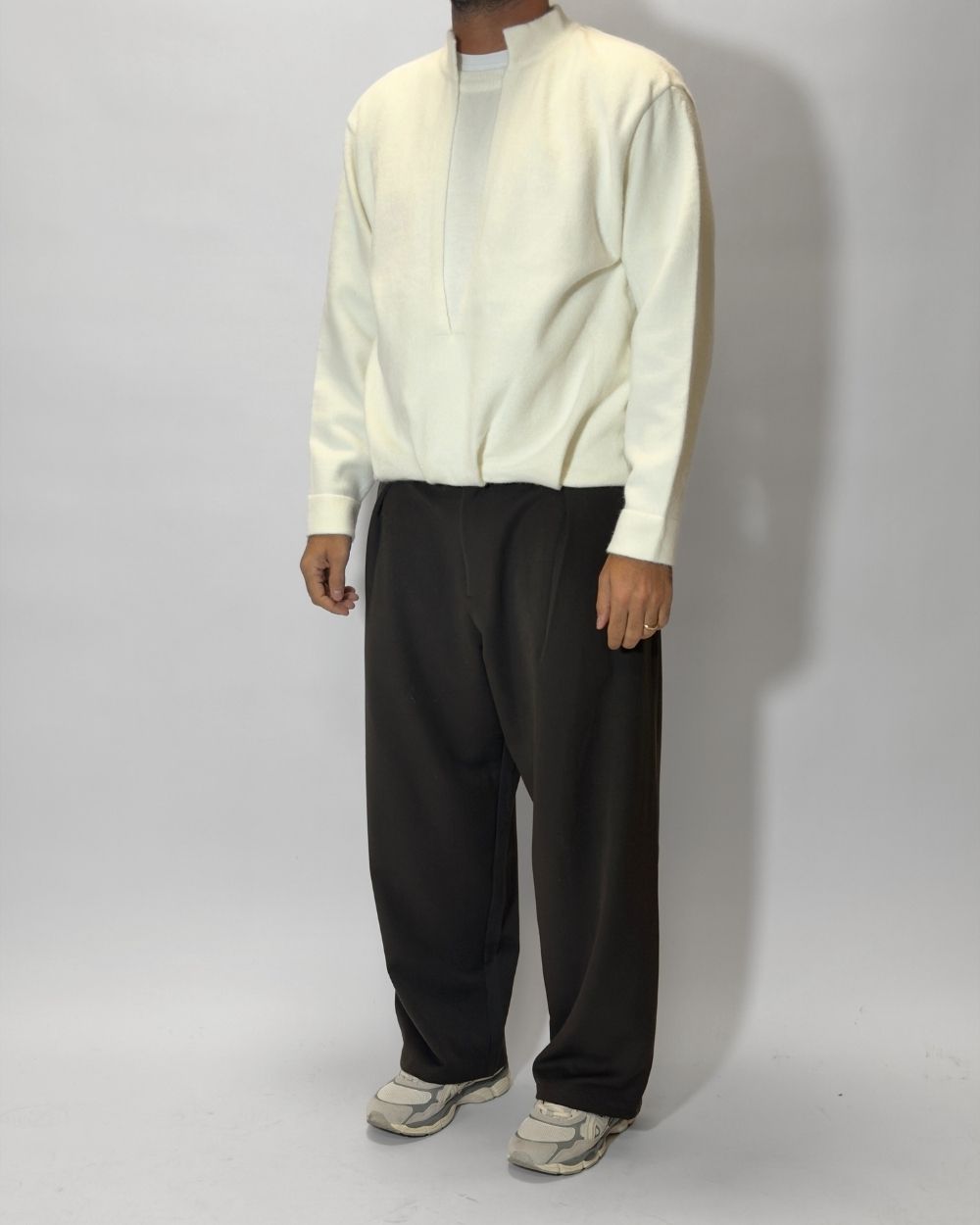 Maglione Fake Cardigan