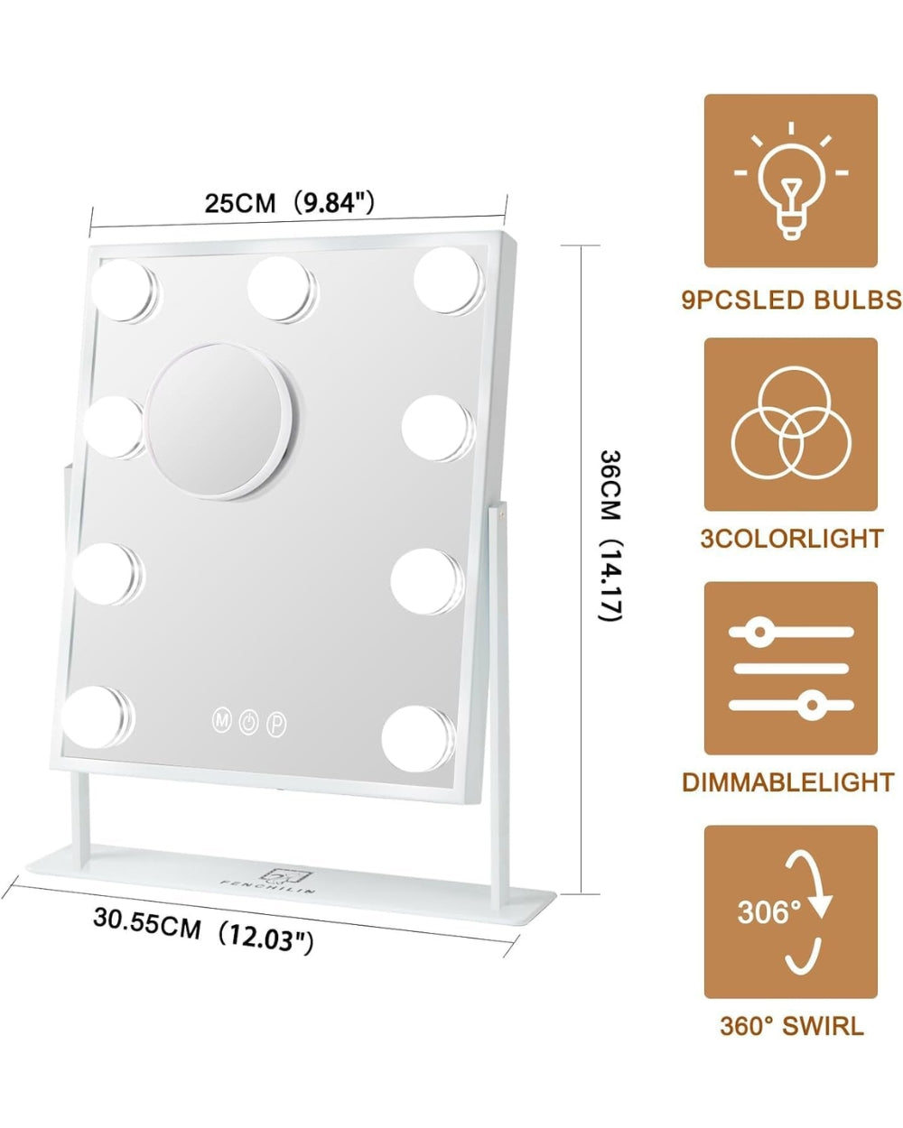 Specchio Hollywood Luminoso