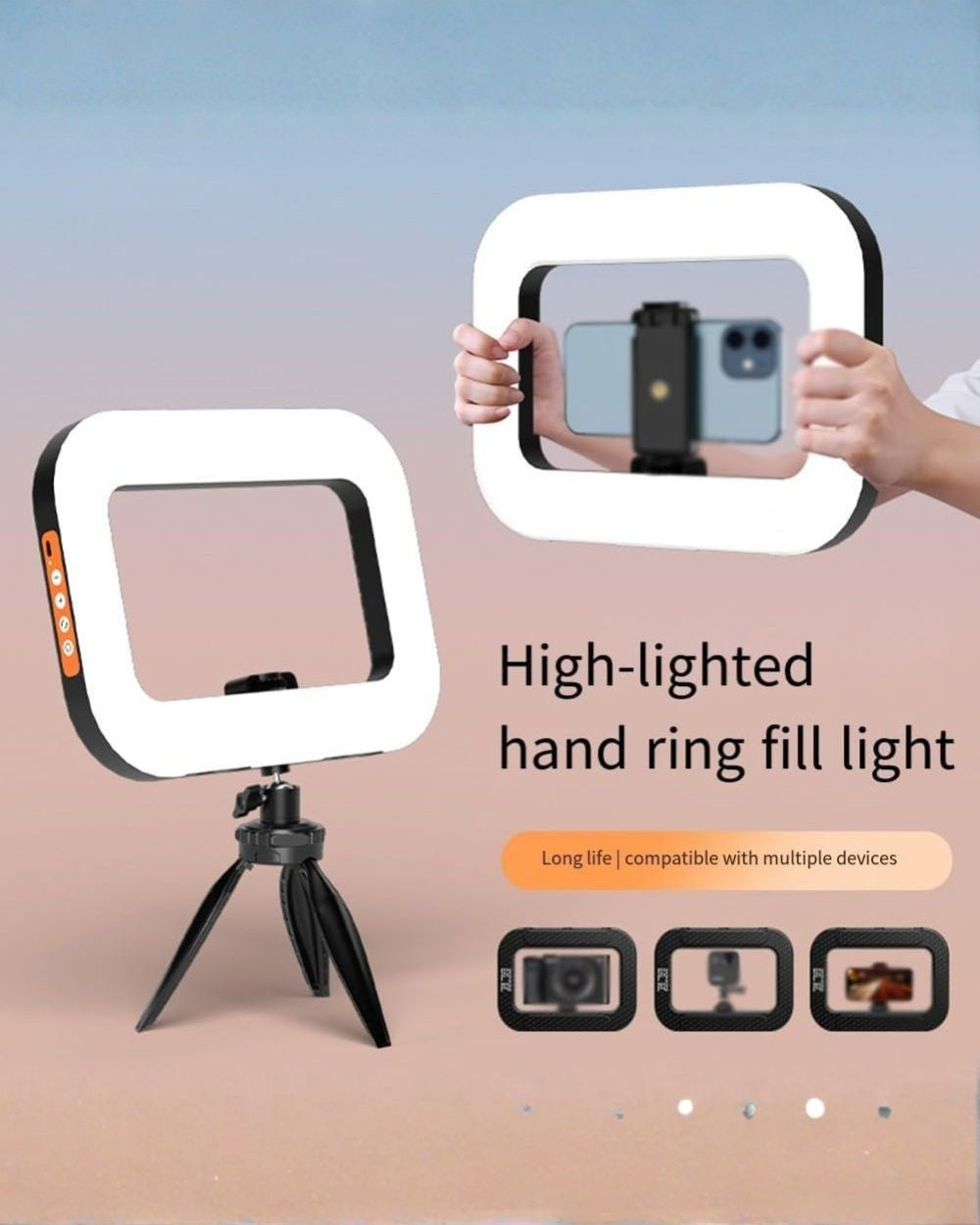 Luce ad anello LED portatile