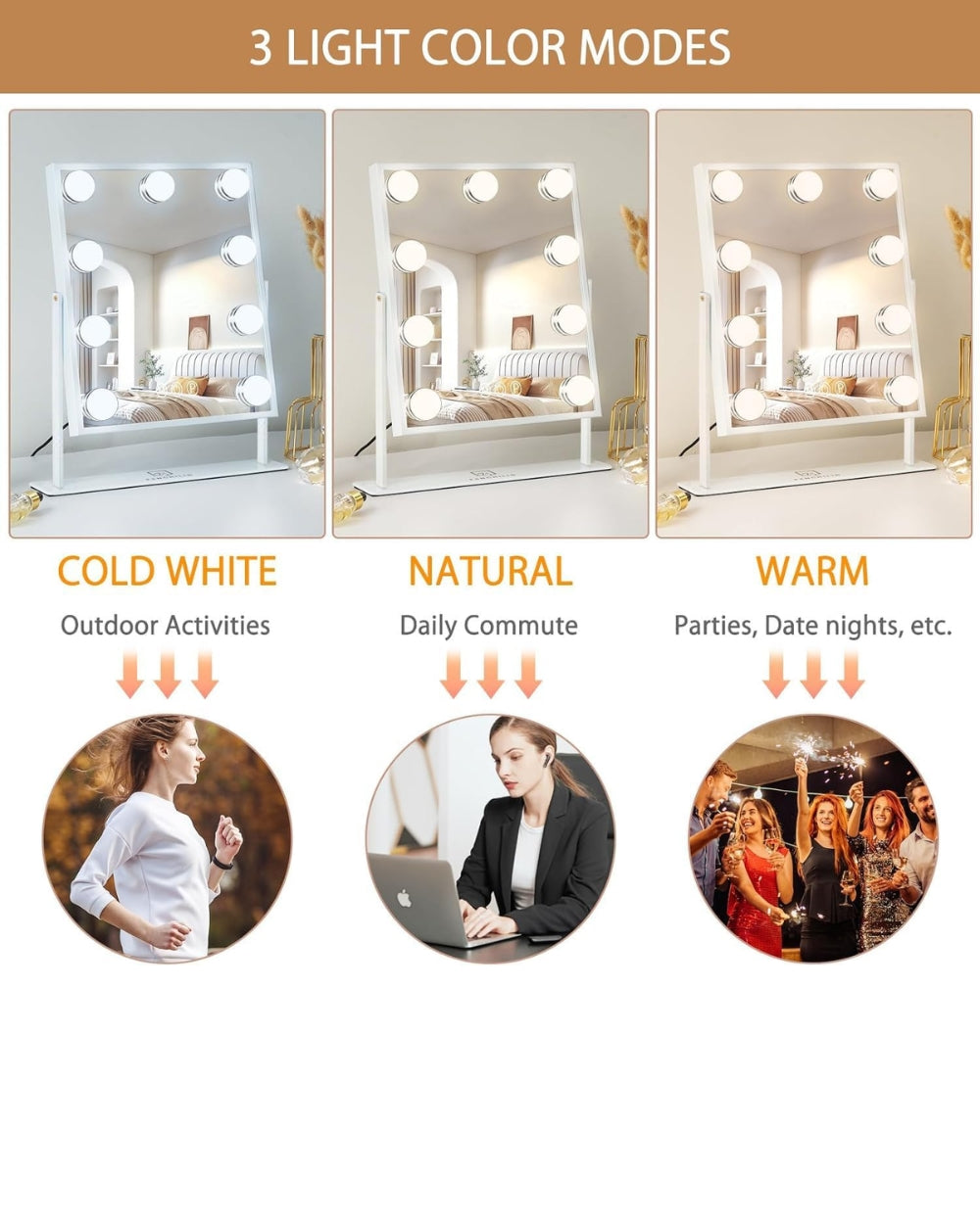 Specchio Hollywood Luminoso