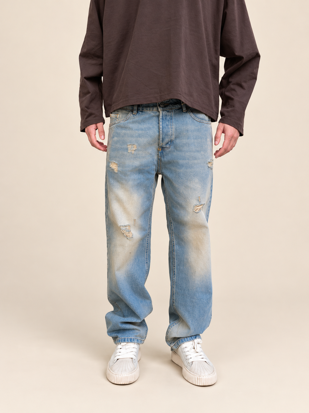 JEANS SMOCKED PIRANHA